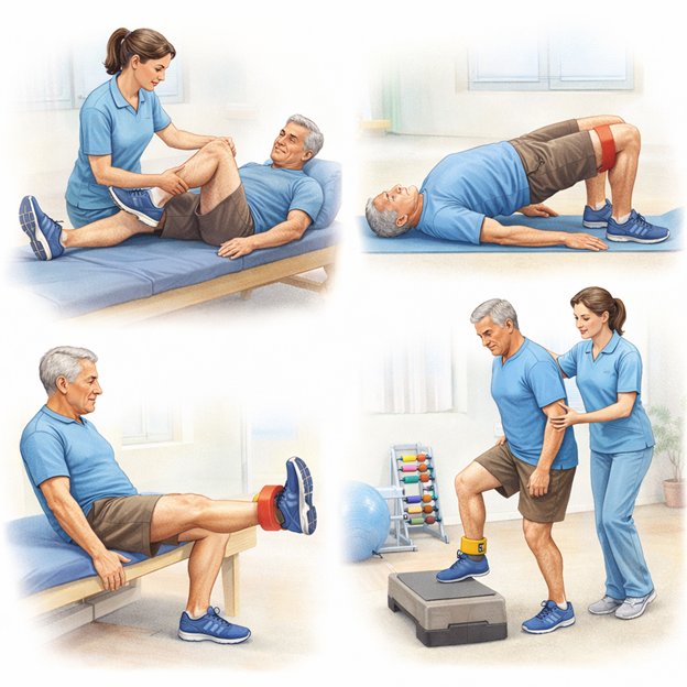 Non-surgical treatment options for knee osteoarthritis by orthopedic surgeon in Akshayanagar